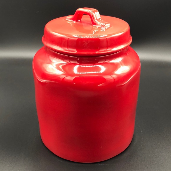RAE DUNN Merry Christmas LL Canister in Red - Picture 3 of 3